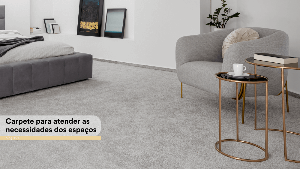 Carpete para atender as necessidades dos espaços