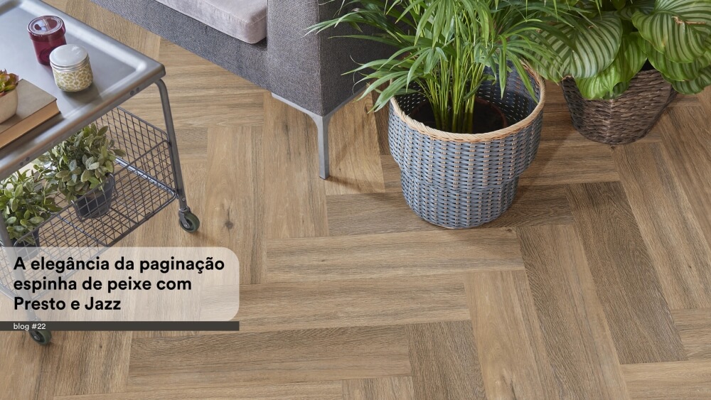 Descubra a elegância da paginação espinha de peixe com Presto e Jazz