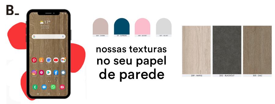 Disponibilizamos algumas texturas para o seu wallpaper