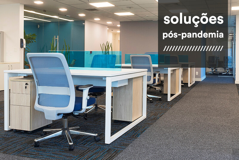 Soluções para desafios de adaptação de ambientes pós-pandemia