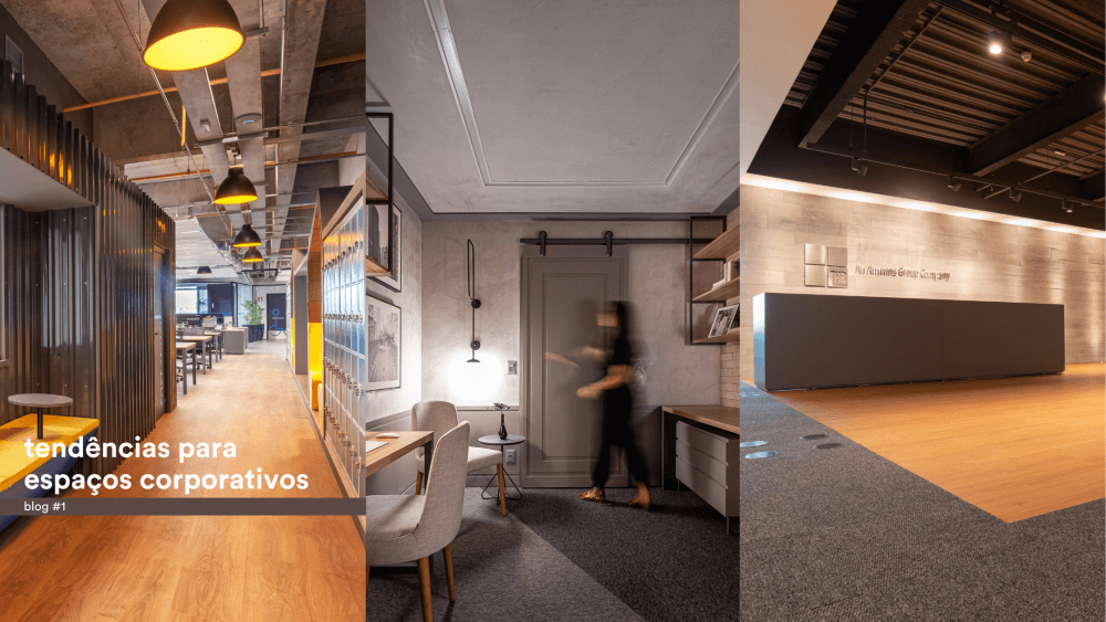 Tendências para espaços corporativos
