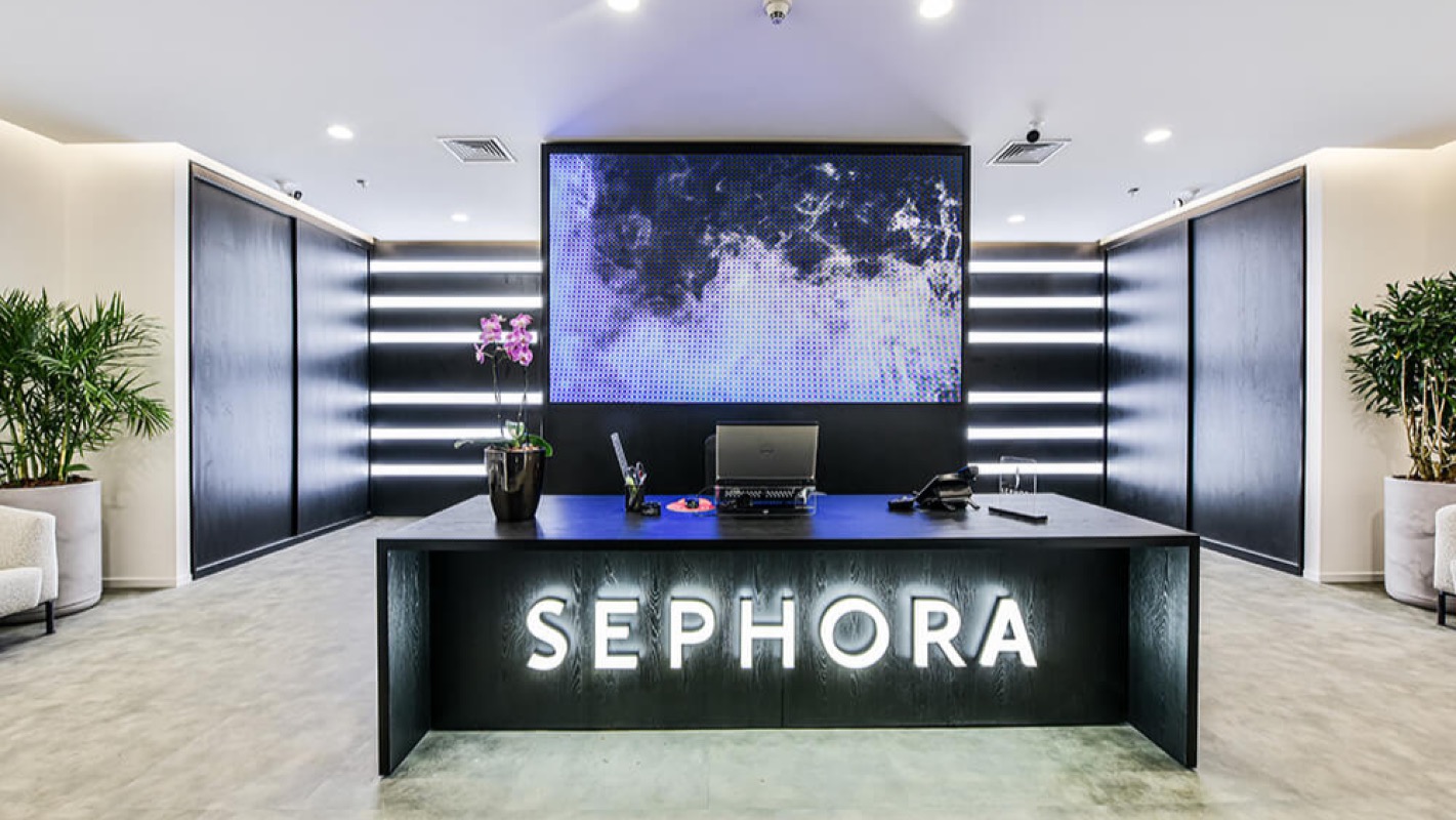 Nova sede Sephora no Cenu (Centro Empresarial Nações Unidas)